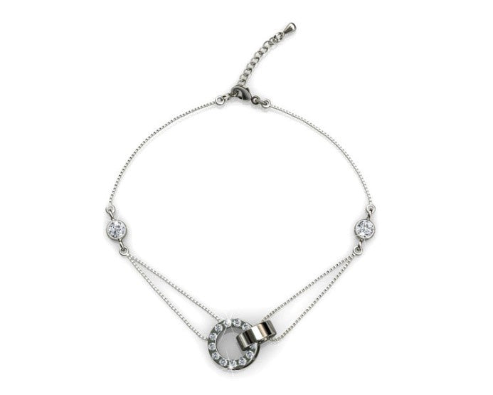 Silberarmband "modern"
