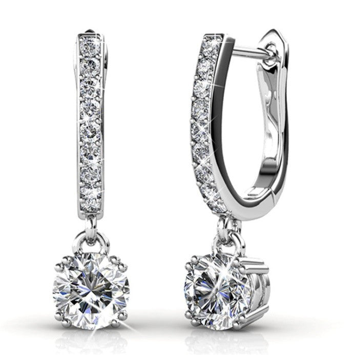 Silberohrringe "glamorous"