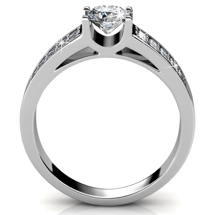 Silberring "glamour"