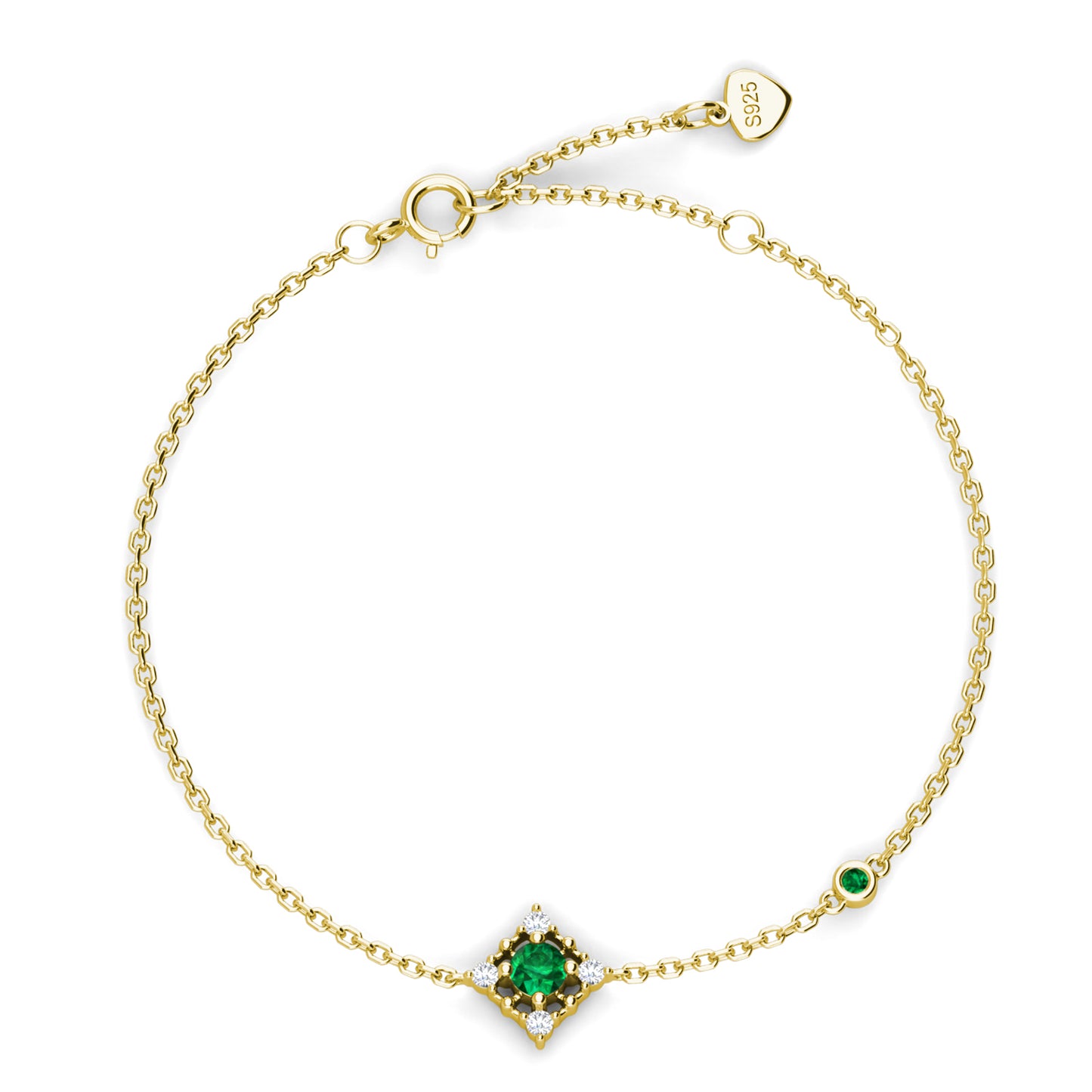 Armband Smaragd