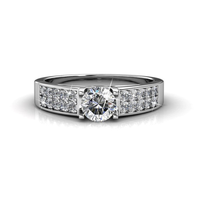 Silberring "glamour"