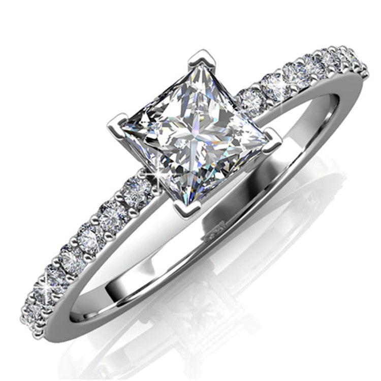 Silberring "sparkling elegance"